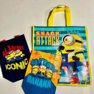 Minions Themed Kids Tote Bag Set